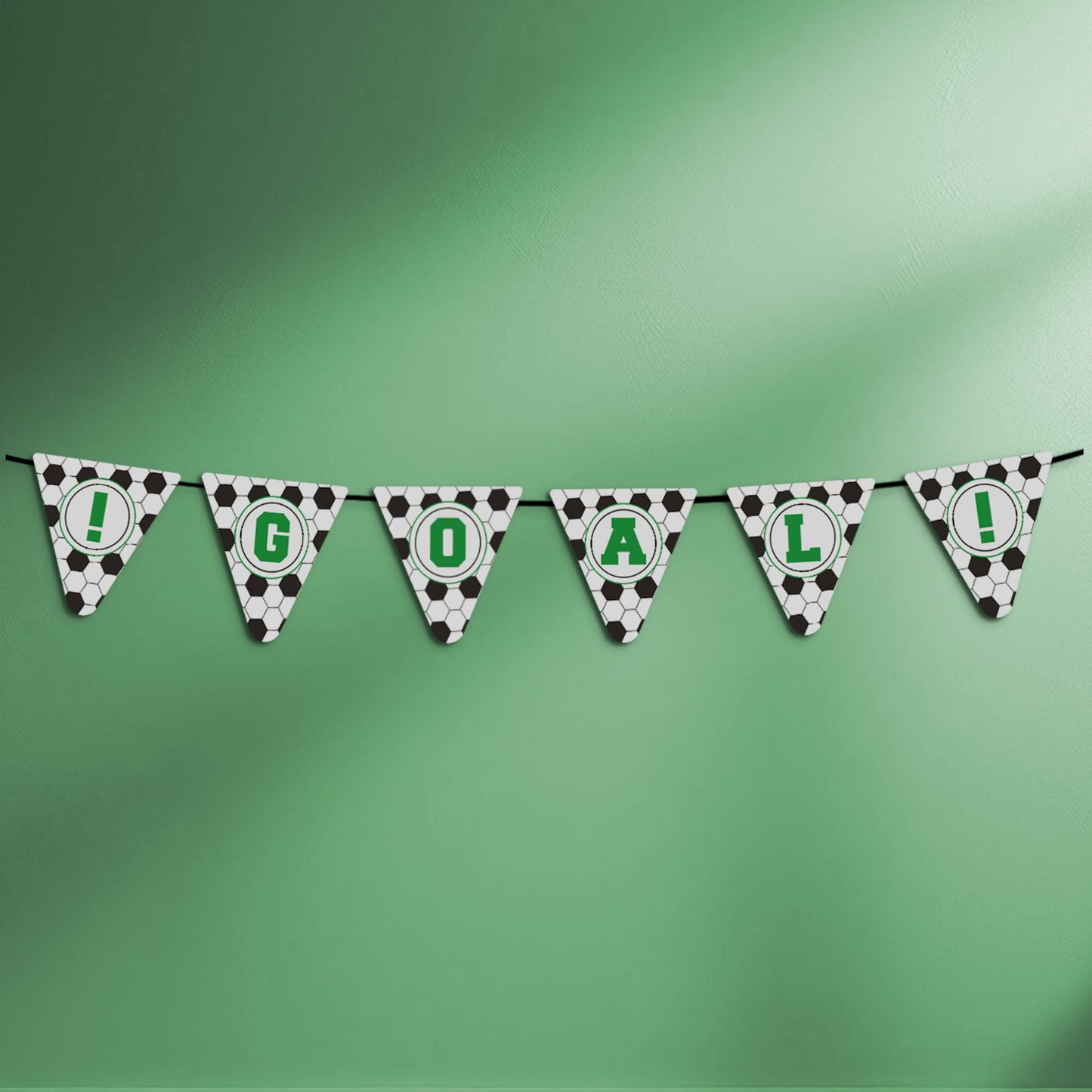 Just Party Football Theme Banner