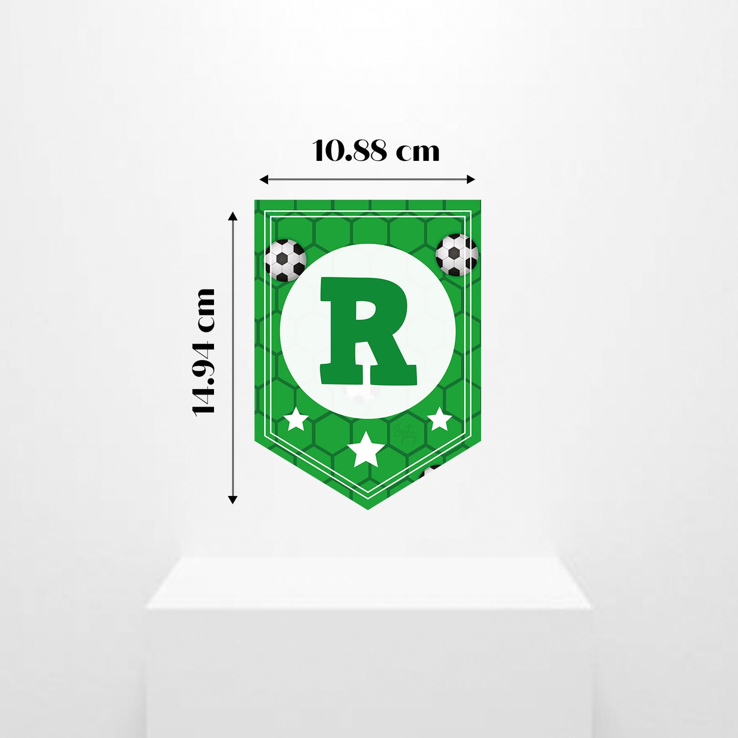 Just Party Football Theme Happy Birthday Banner