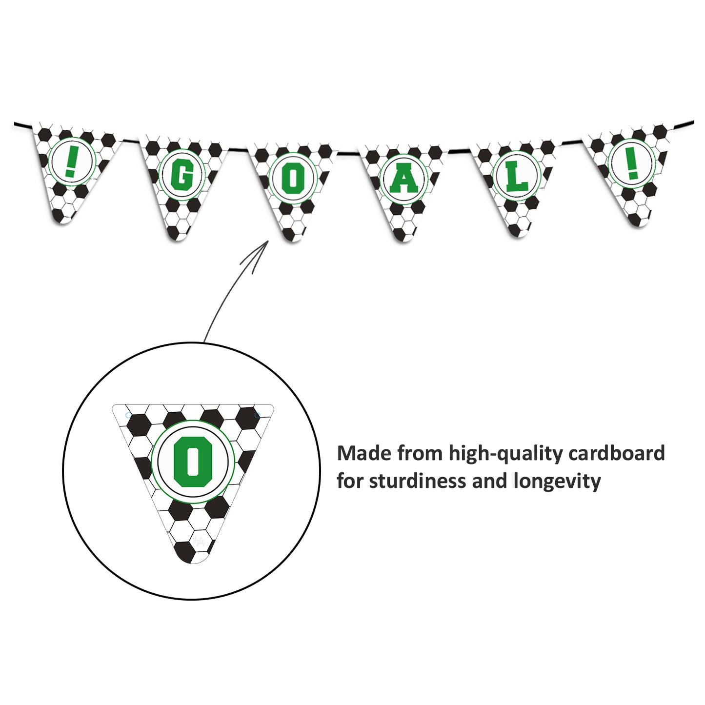 Just Party Football Theme Banner