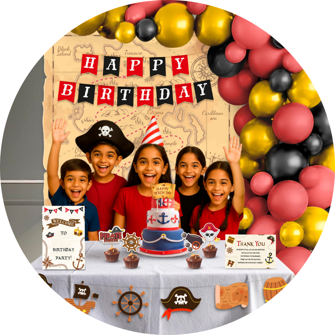 Pirates Theme Birthday Decoration