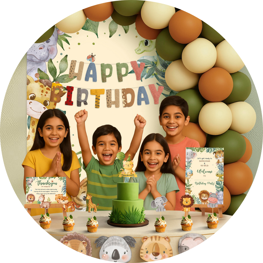 Jungle Theme Birthday Decoration