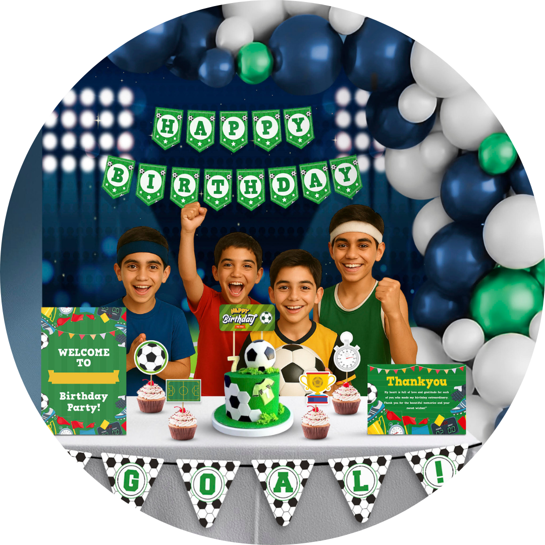 Football Theme Birthday Decoration