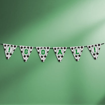 Just Party Football Theme Banner