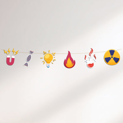 Just Party Science Theme Banner
