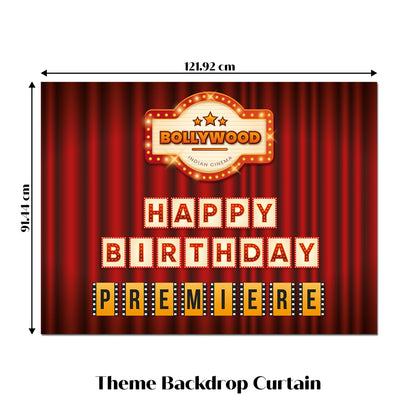 Just Party Bollywood Movie Night Theme Party Decoration - 100 pcs Happy Birthday Decoration Kit for Kids