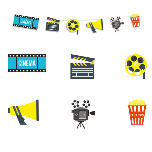 Just Party Bollywood Movie Night Theme Banner