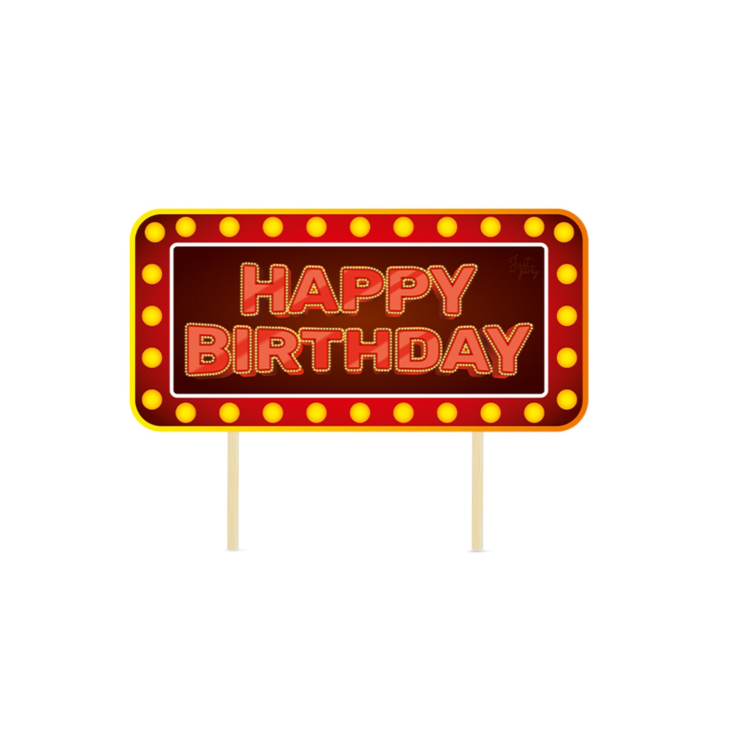 Just Party Casino Theme Cake Topper & Photo Props / Muffin Toppers