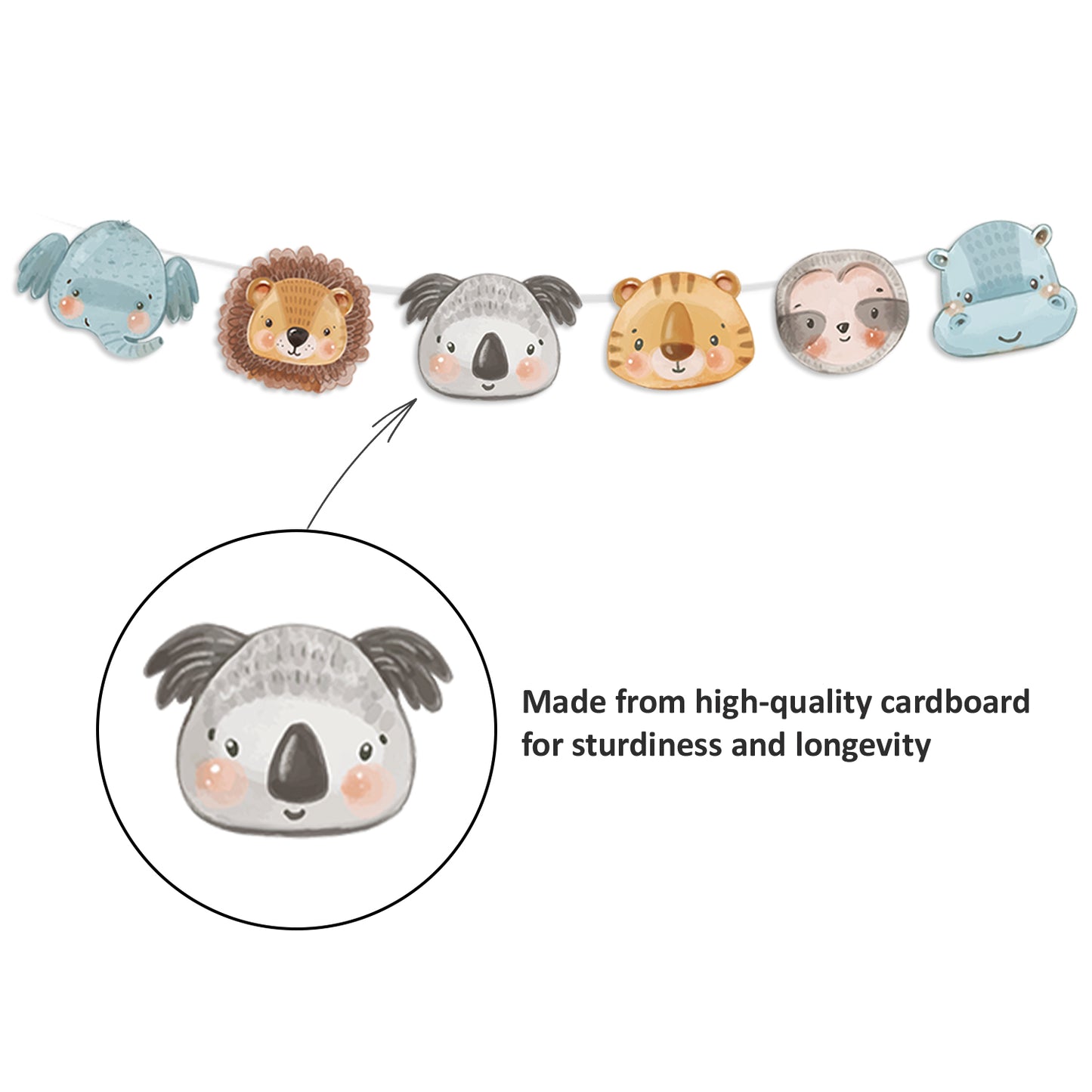 Just Party Jungle Theme Banner