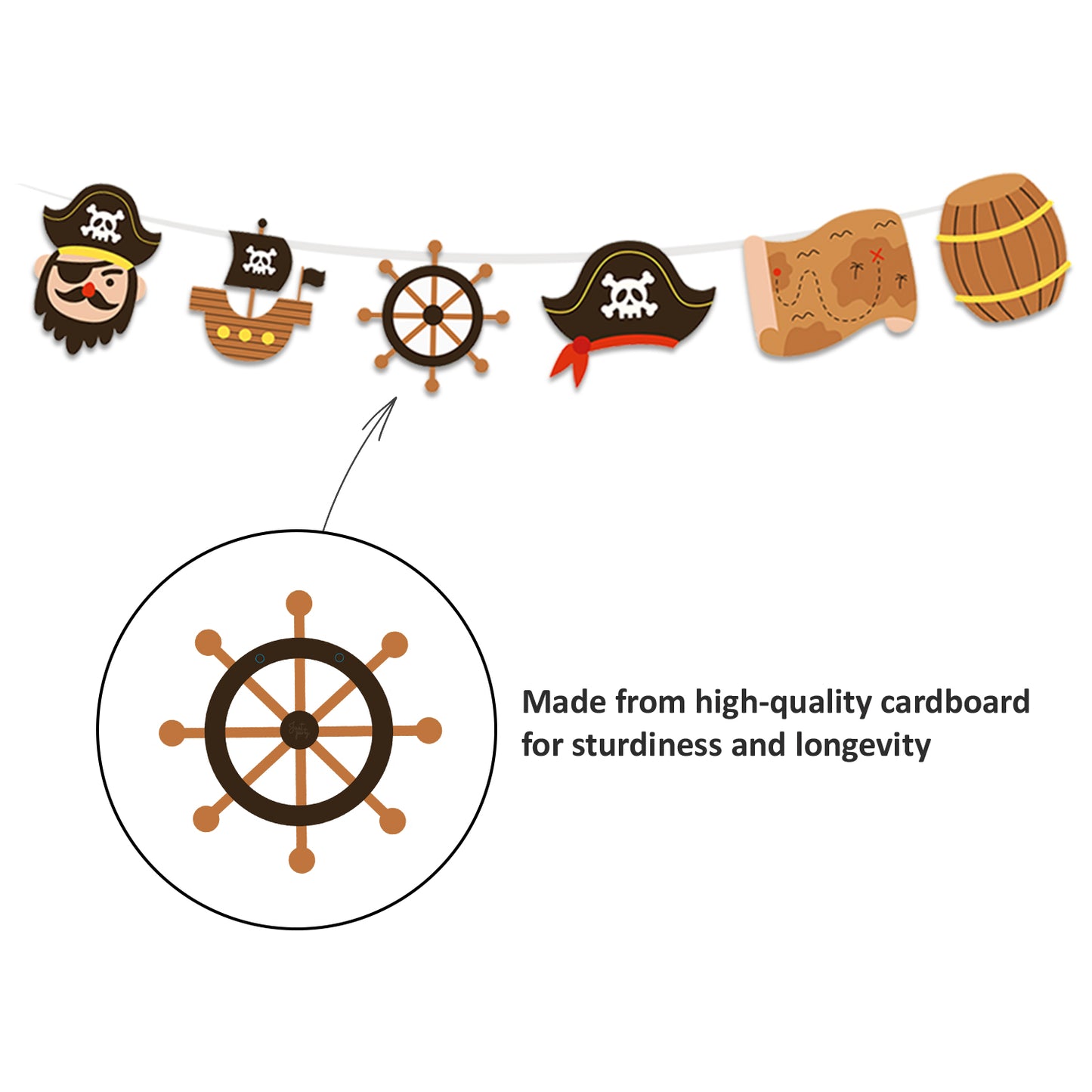 Just Party Pirates Theme Banner