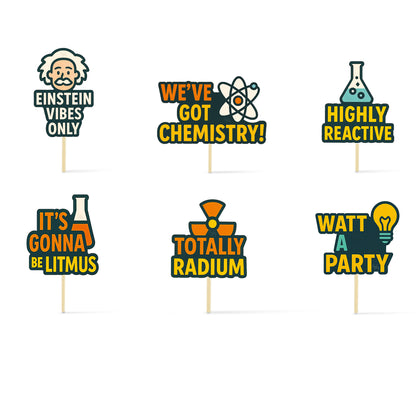 Just Party Mining Theme Cake Topper & Photo Props / Muffin Toppers