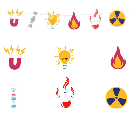 Just Party Science Theme Banner