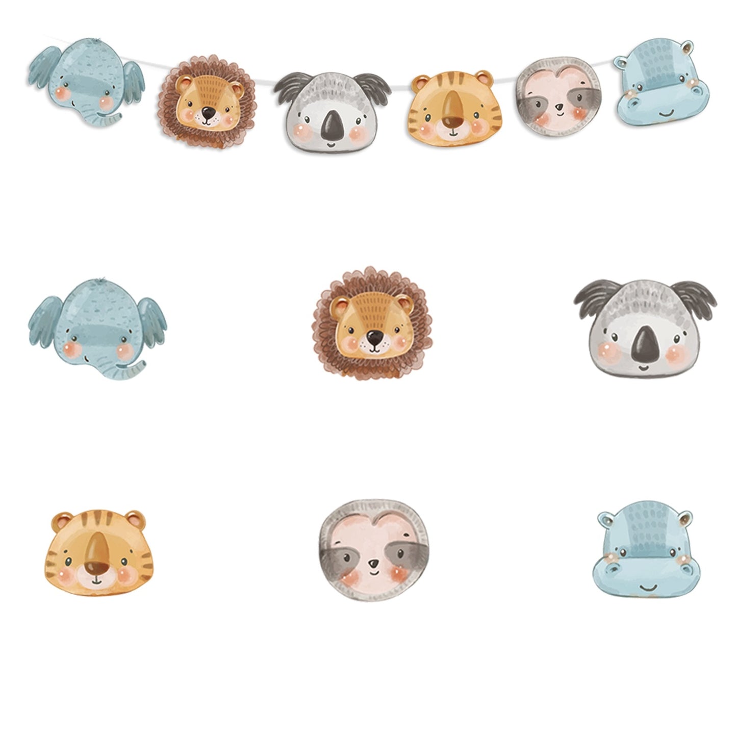 Just Party Jungle Theme Banner